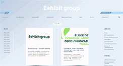 Desktop Screenshot of exhiblog.exhibitgroup.fr
