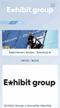 Mobile Screenshot of exhibitgroup.fr